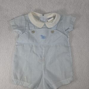Vintage Bryan Boy Romper, Layette.